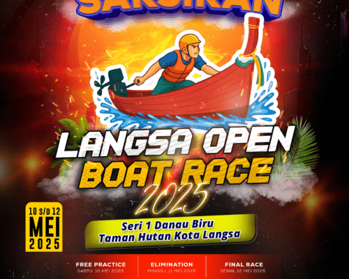 Langsa Open Boat Race 2025 Hadir di Danau Biru – Taman Hutan Kota Langsa